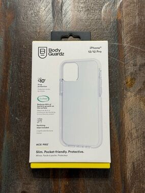 iPhone 12 / iPhone 12 Pro Body Guardtz Clear Slim Protective Case NWT